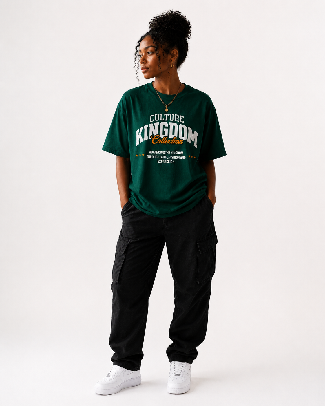 Culture Kingdom Collection - Over Sized Green Machine Tee