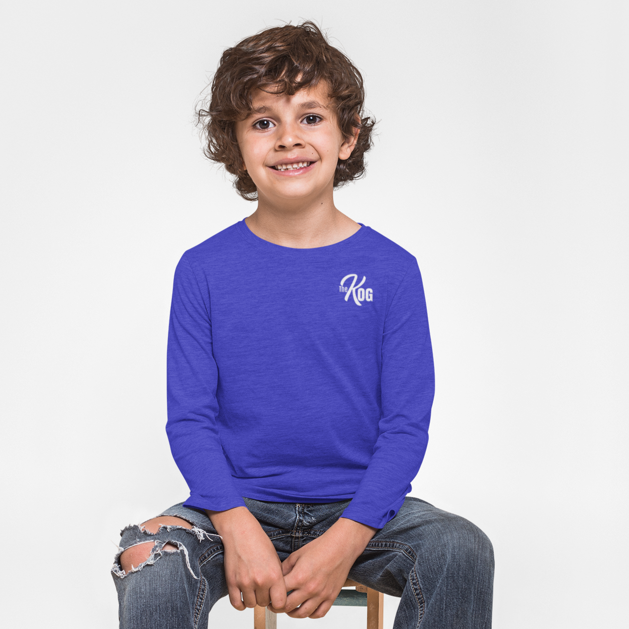 Youth - Advancement - Long Sleeve Tee - Royal Blue