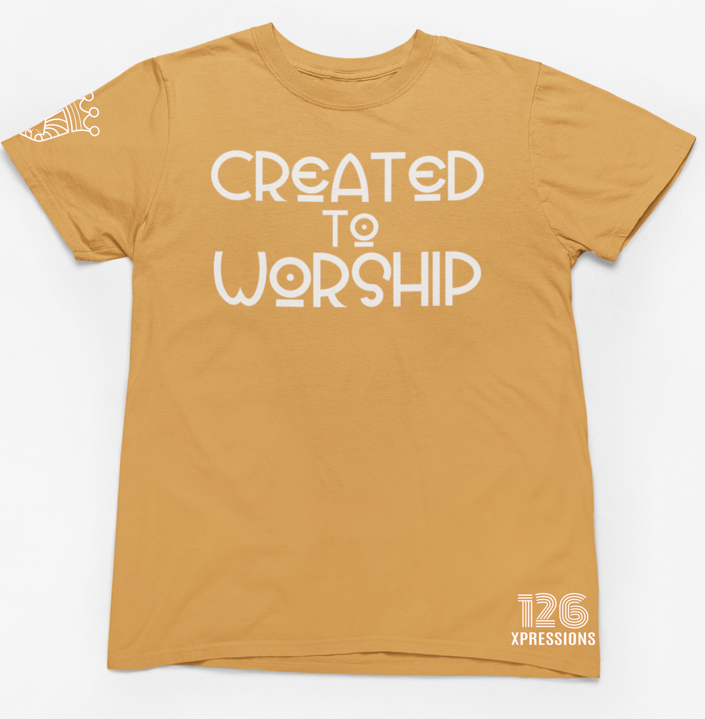 Created to Worship Tee - Tan
