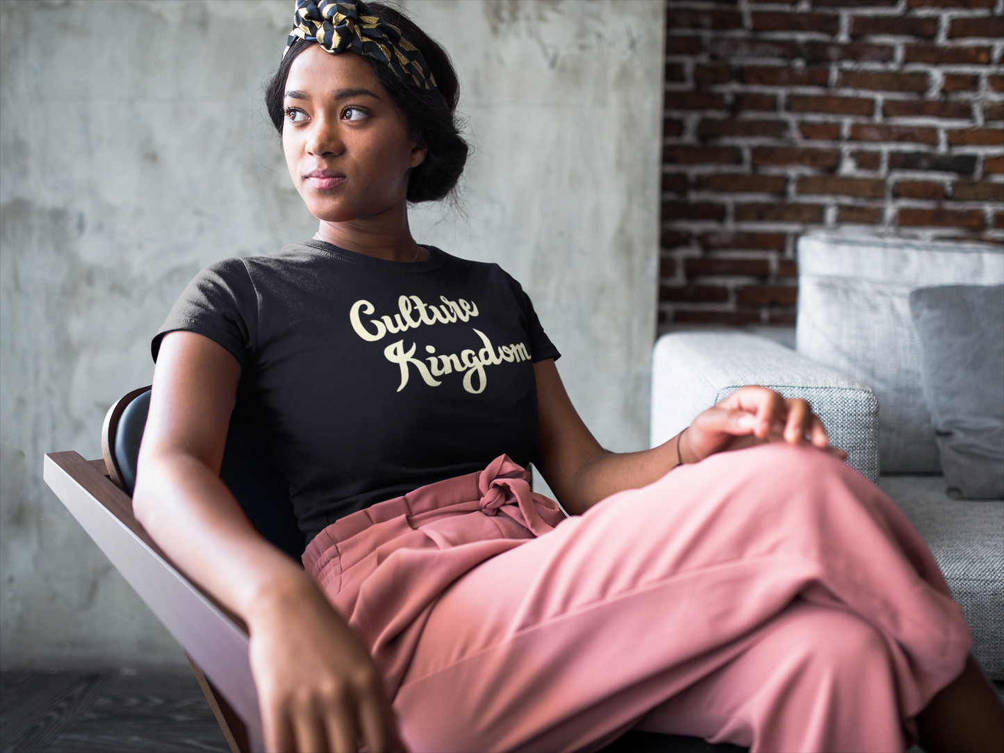 Culture Kingdom Black & Crème - Tee