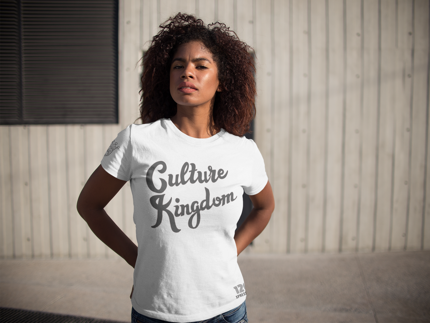 Culture Kingdom - White Tee (Puff Print)