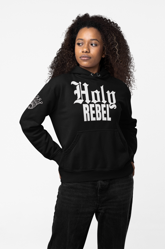 Holy Rebel Black Hoodie