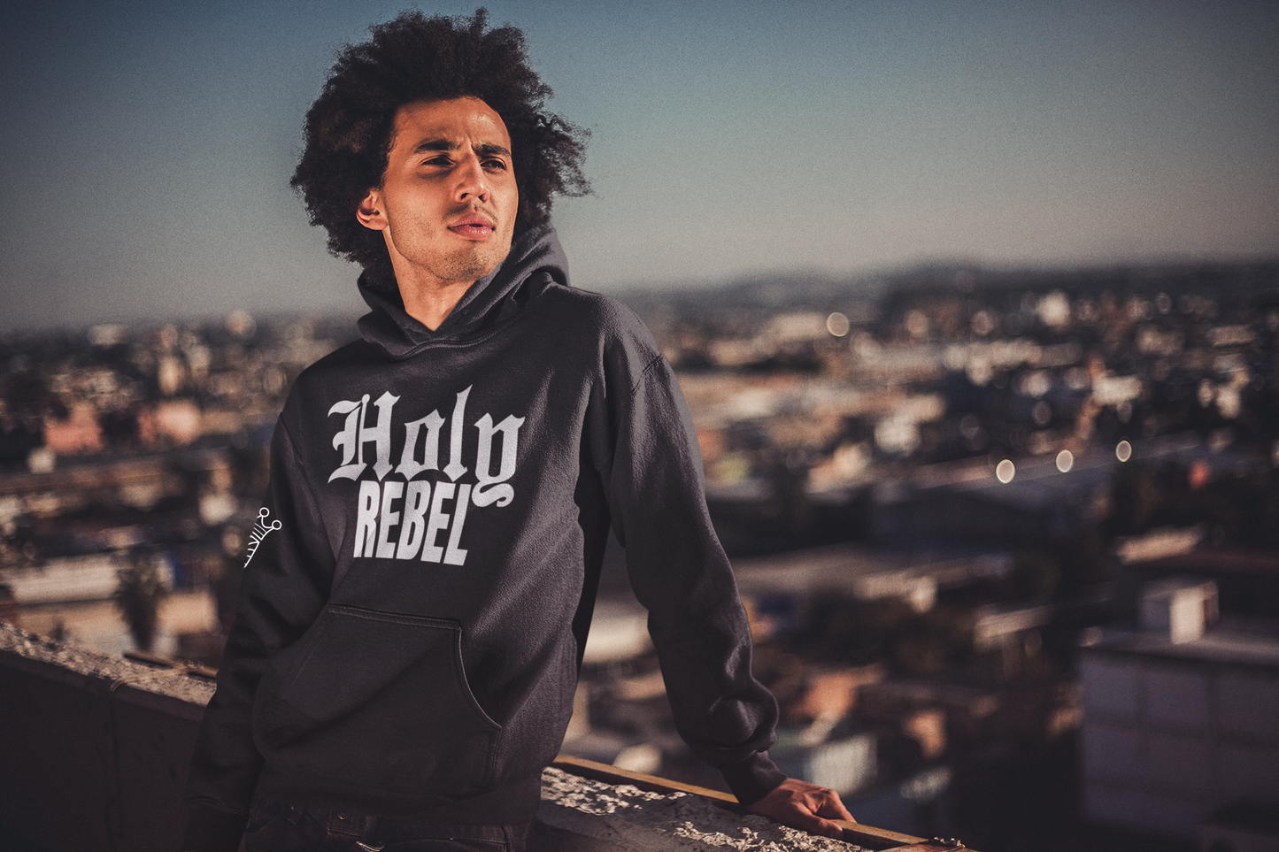 Holy Rebel Black Hoodie