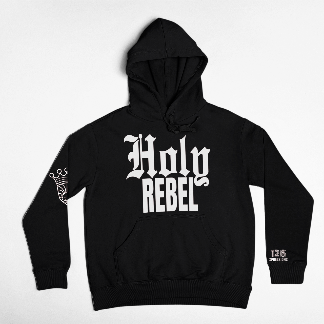 Holy Rebel Black Hoodie