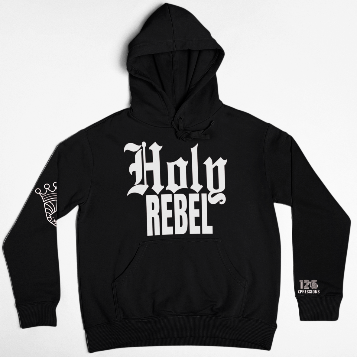 Holy Rebel Black Hoodie