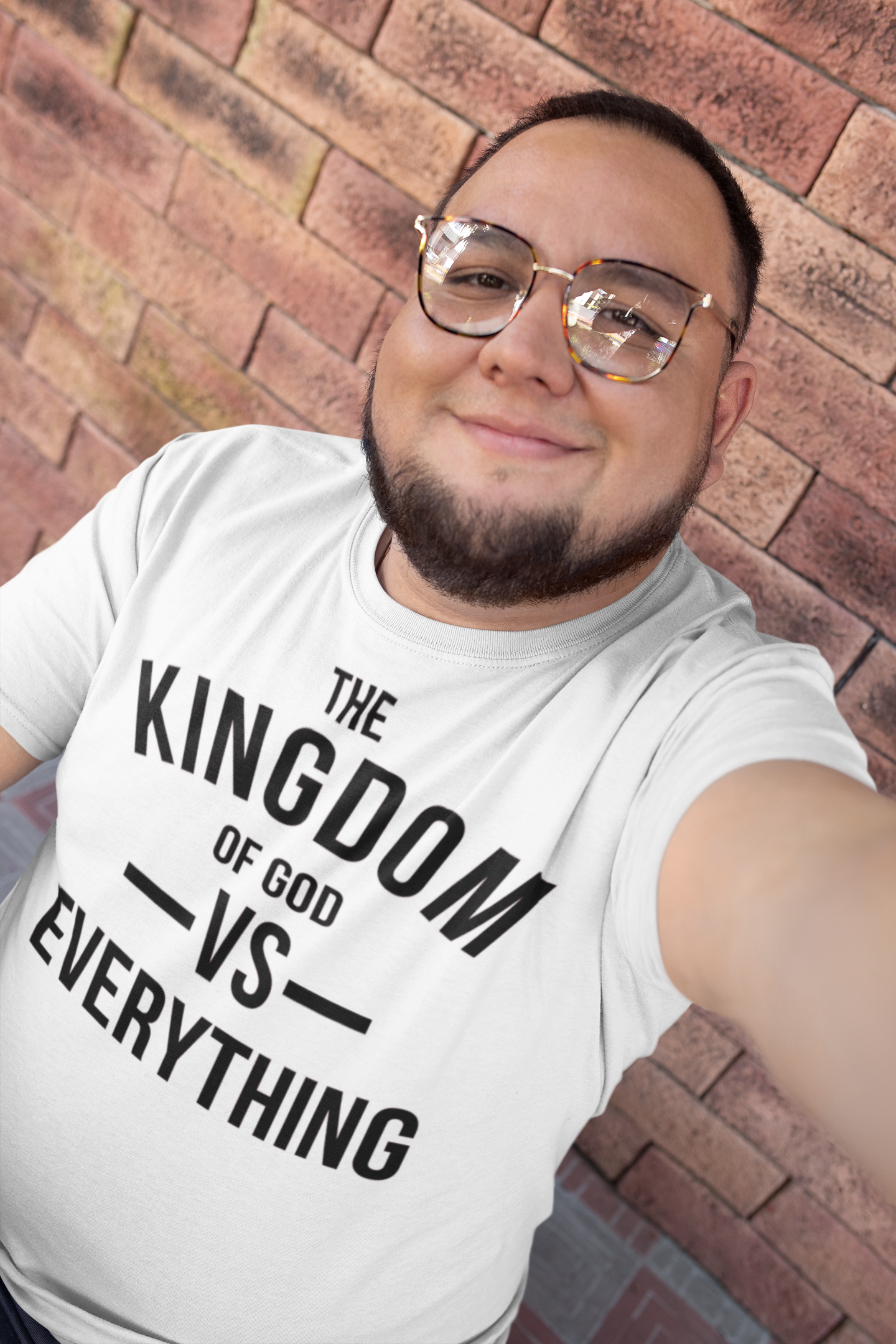 The Kingdom of God vs Everything Tee - White