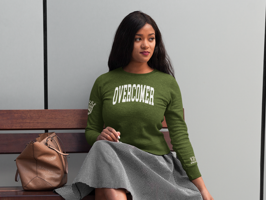 Overcomer Sweatshirt - Olive