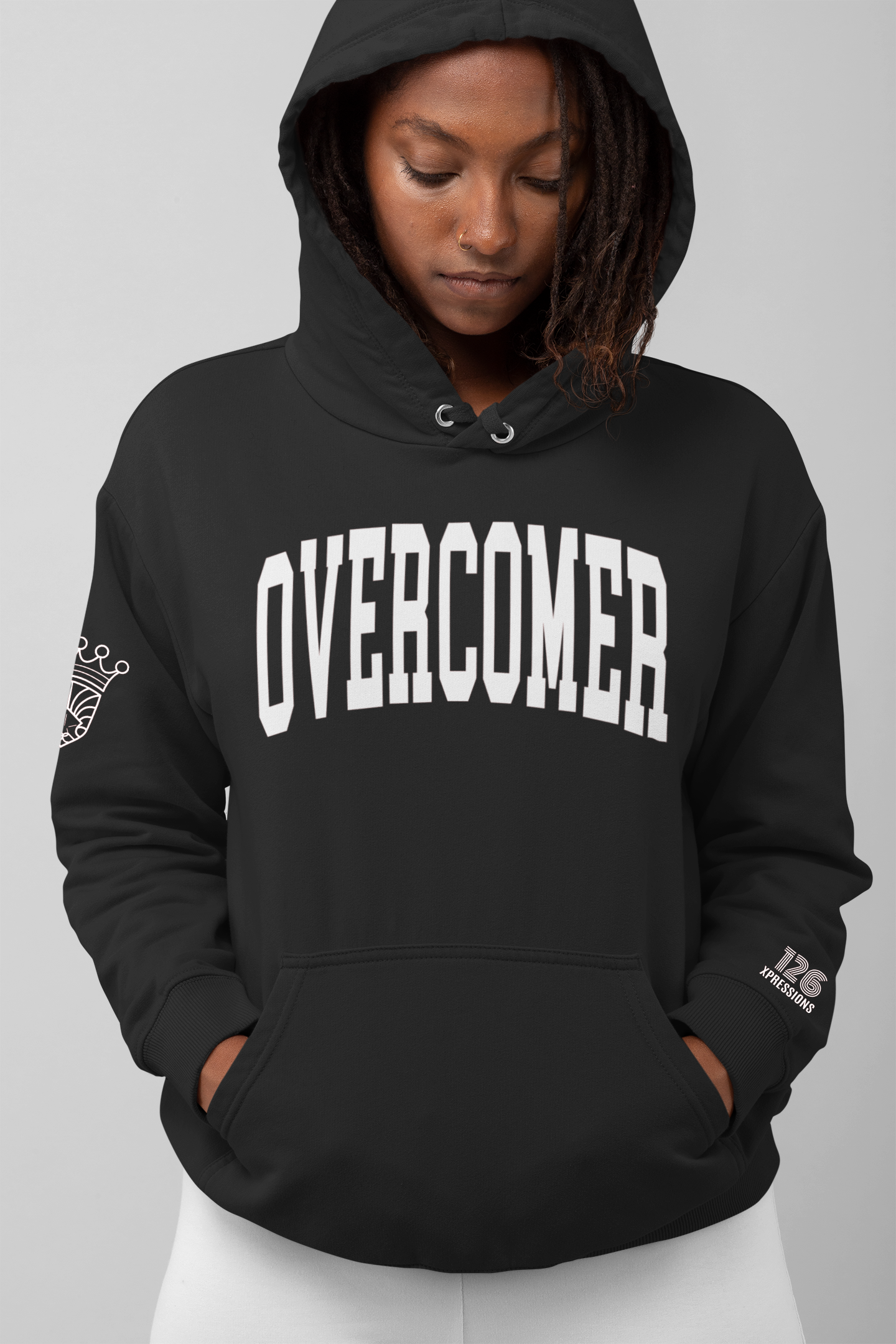 Overcomer Hoodie - Black