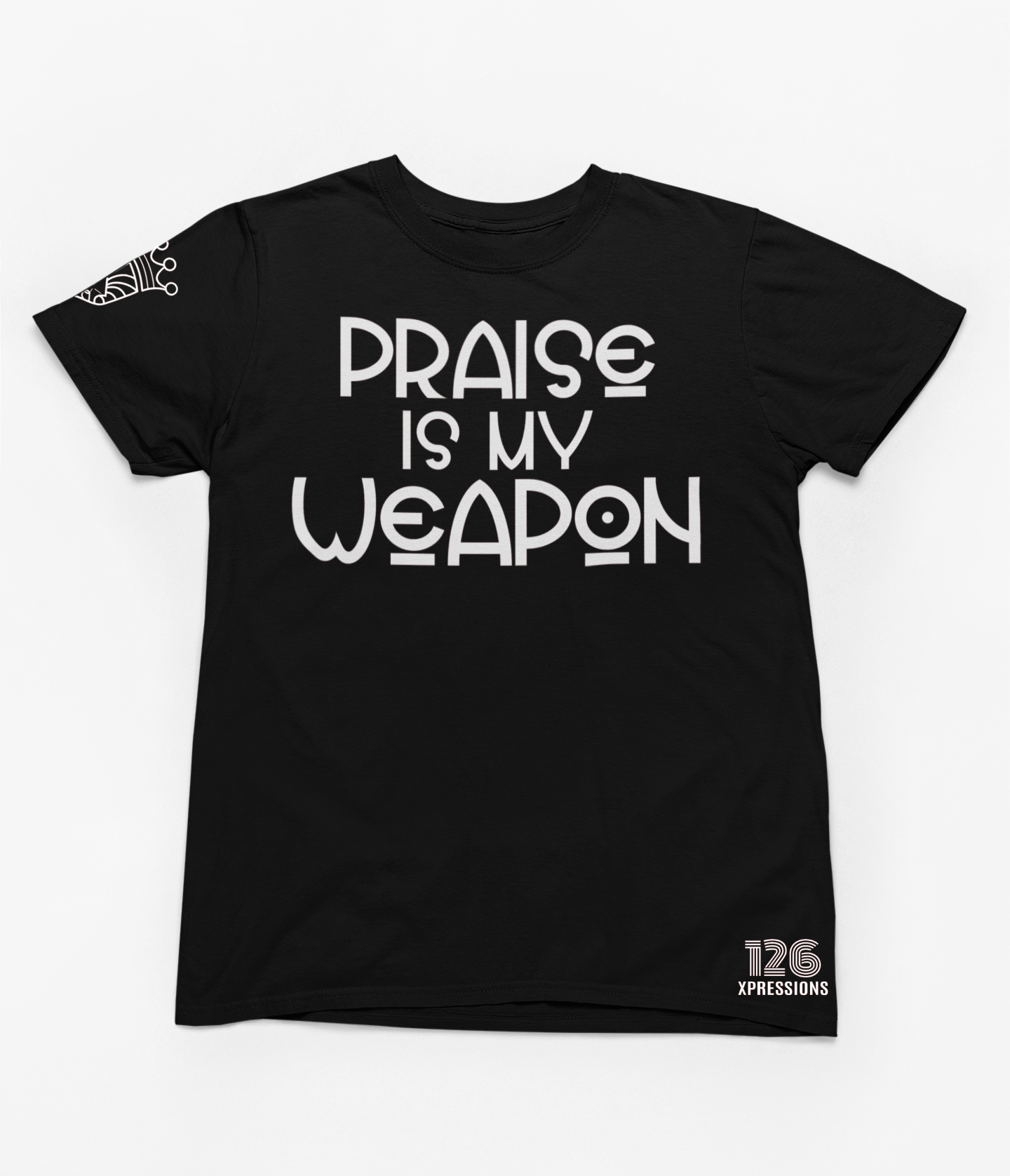Praise Is My Weapon Tee - Black