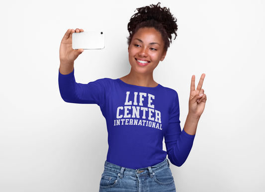 Collegiate - Long Sleeve Tee - Royal Blue