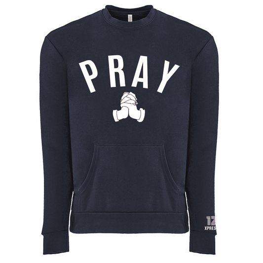 Fervent Prayer Navy Pocket Sweatshirt