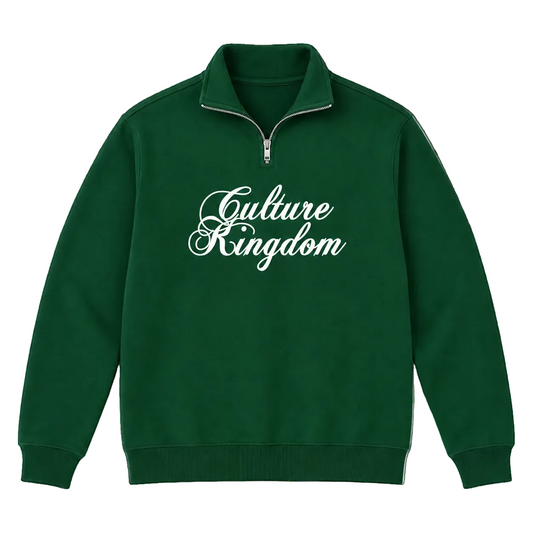 Culture Kingdom Quarter Zip - Green