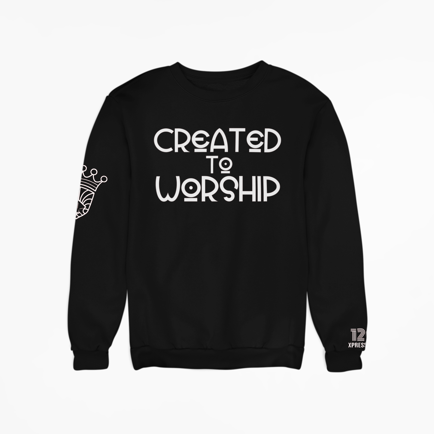 Created to Worship Sweatshirt - Black