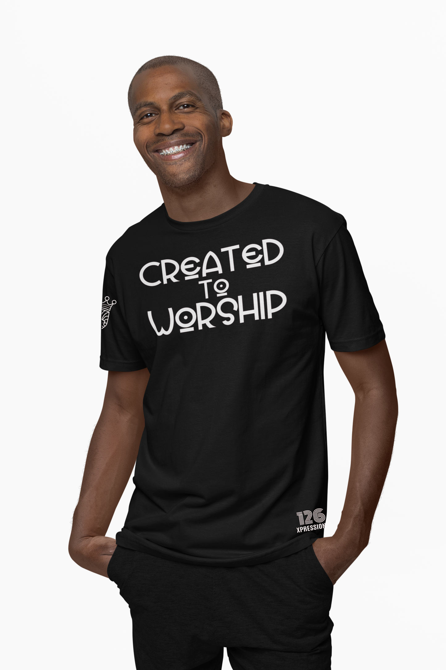 Created to Worship Tee - Black