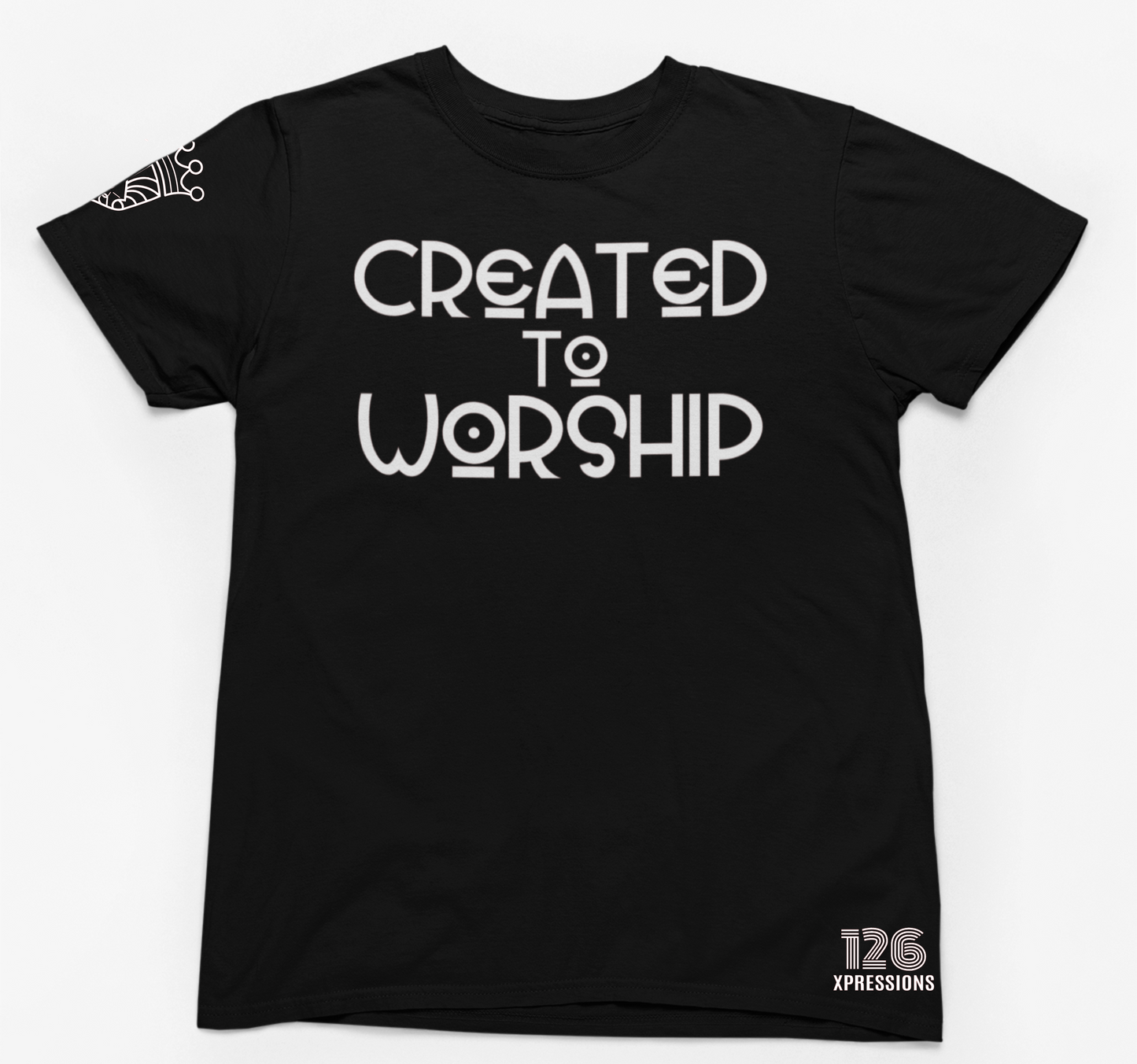 Created to Worship Tee - Black