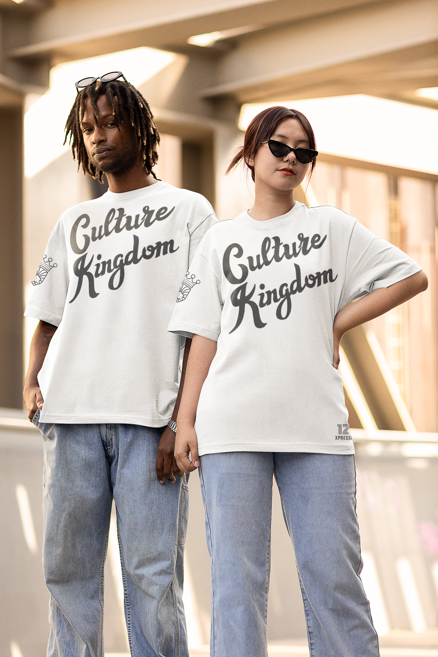 Culture Kingdom - White Tee (Puff Print)