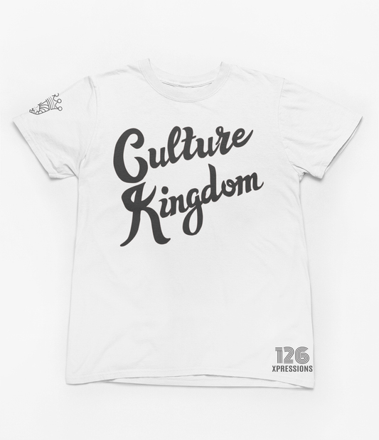 Culture Kingdom - White Tee (Puff Print)