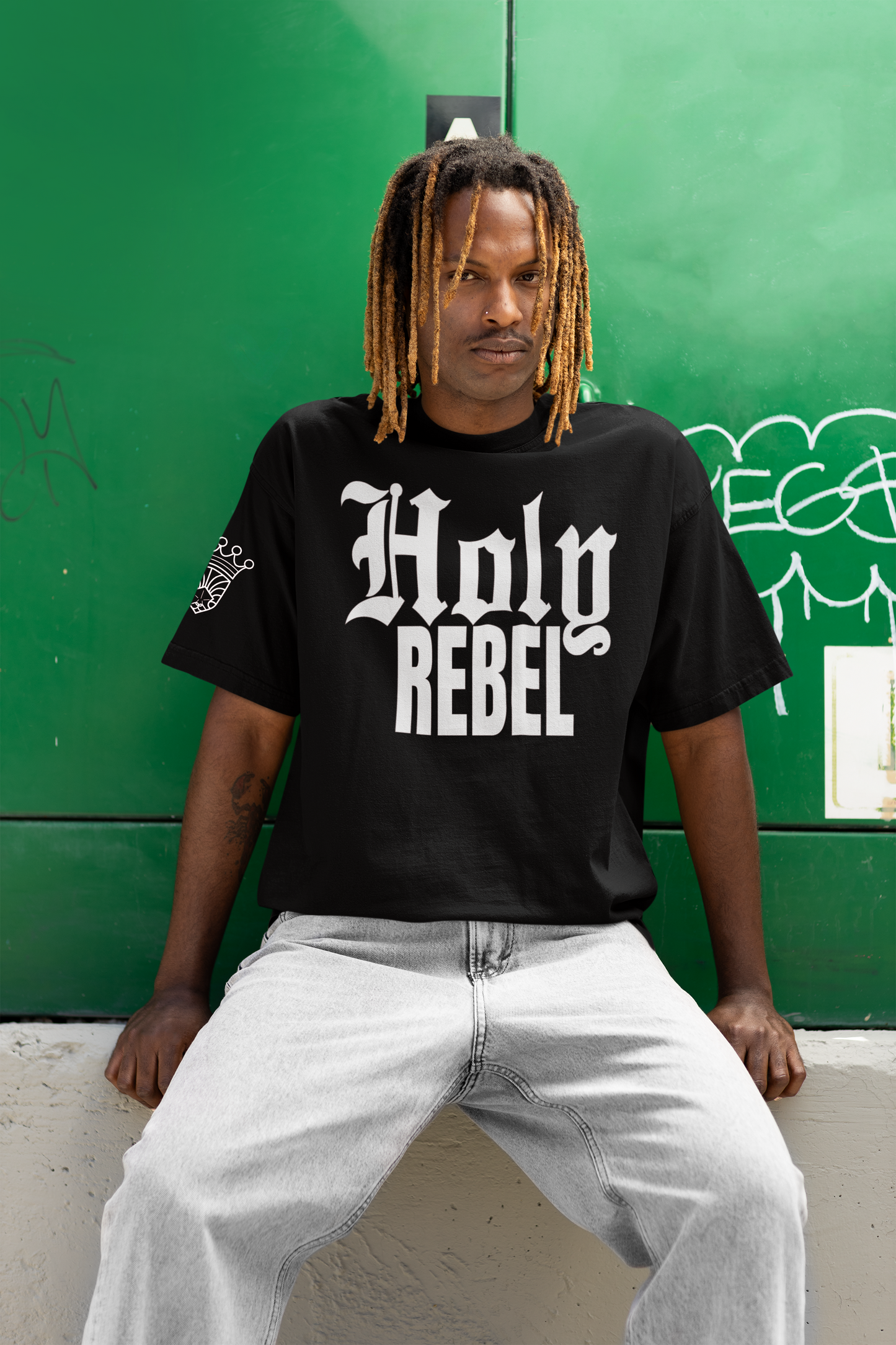 Holy Rebel (Black Tee)