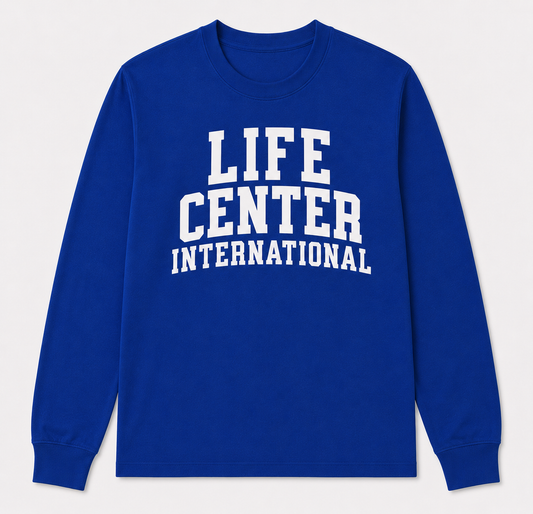 Collegiate - Long Sleeve Tee - Royal Blue