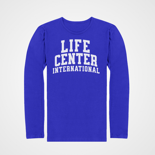 Collegiate - Long Sleeve Tee - Royal Blue