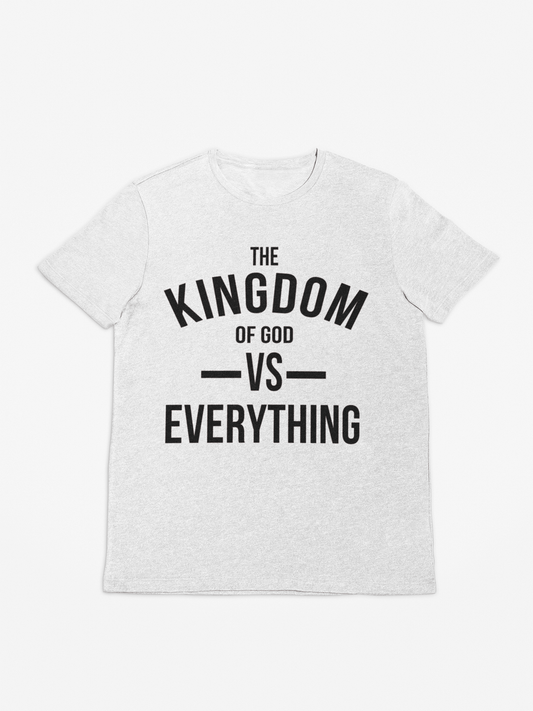 The Kingdom of God vs Everything Tee - White